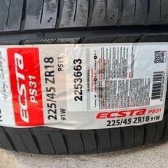 225/45r18 91w 夏タイヤ　4本
