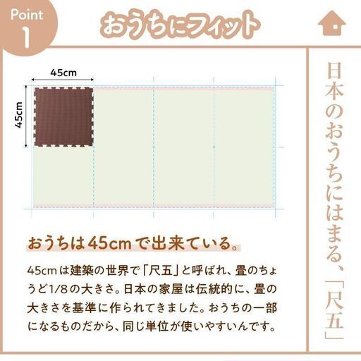 未使用訳あり 抗菌 木目調ジョイントマット 8畳64枚 ニュアンスホワイト 厚み1cm 縁付 クッション マット 断熱 保温 特級防音　衝撃吸収