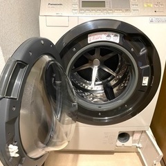 送料込みの2月中旬までの価格　パナソニック　ドラム洗濯機10キロ　乾燥機6キロ