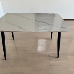 ダイニングテーブルセット セラミック 大理石　４人掛け No2712