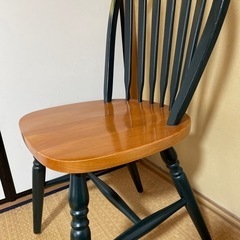 木製椅子4脚セット