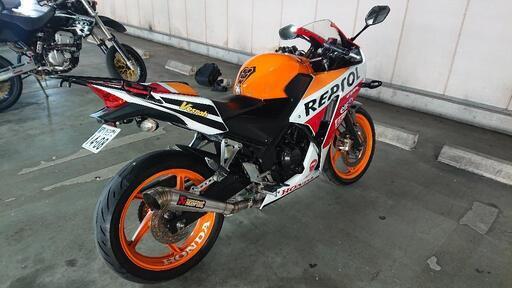 CBR250R。自賠責R7年2月。