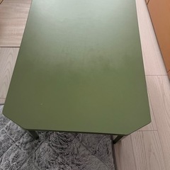 萩原　折り畳みローテーブル　緑　幅75cm