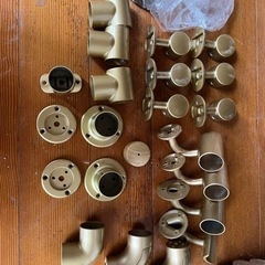 手すり 棒 金具 一式 ご希望の長さにカットします