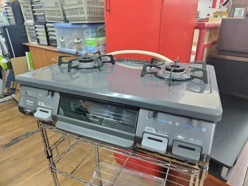 J239★使用感有り★Rinnai★都市ガスコンロ★水無し片面焼きグリル