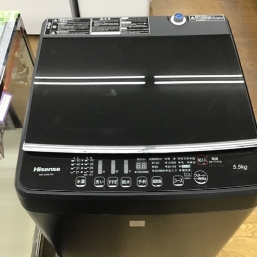 #B-18【ご来店頂ける方限定】Hisenseの5、5Kg洗濯機です