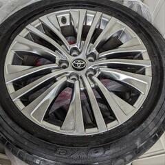 トヨタ　ハリアー夏タイヤ純正ホイール付4本セット
