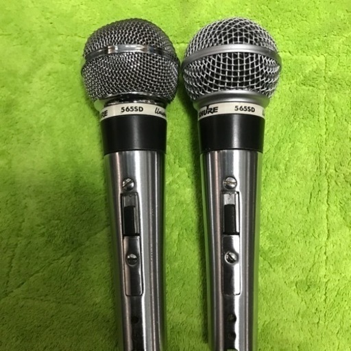 SHURE ダイナミック マイクロフォン 565SD2本セット SHURE ダイナミック マイクロフォン 565SD2本セット