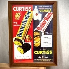 CURTISS/チョコレートポスター/食品広告/アメリカンヴィン...