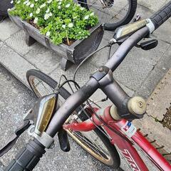 トレック　クロスバイク　3x8変速　フレーム　アルミ　赤　配達可能