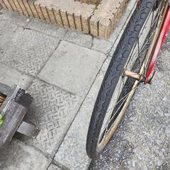 トレック　クロスバイク　3x8変速　フレーム　アルミ　赤　配達可能