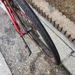 トレック　クロスバイク　3x8変速　フレーム　アルミ　赤　配達可能