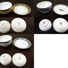 WEDGWOOD ジャパニーズ カップ&プチトレー 柄違い 6種 6客セット 湯呑