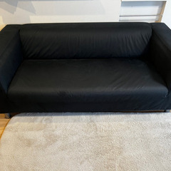 IKEA ソファ　KLIPPAN 黒