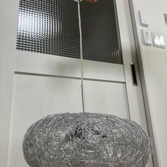 白熱灯照明器具　シルバー　