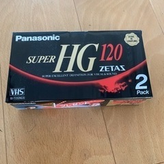 新品Panasonic ビデオテープ　VHS