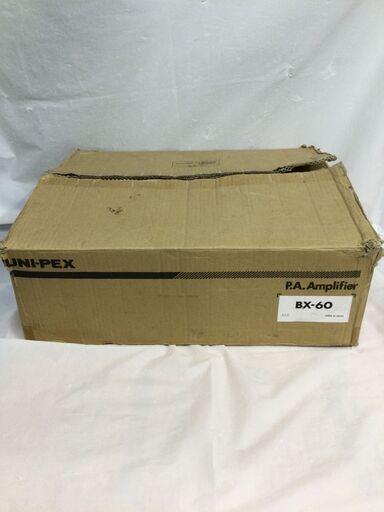 北見市発】ユニペックス UNI-PEX 卓上アンプ BX-60 2006年製 黒  