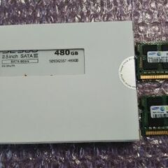 【未開封 未使用SSD】480G 2.5インチSATA + ノー...