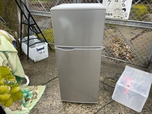 【リサイクルサービス八光】2019年製　シャープ SJ-H12D-S  2ドア直冷式冷凍冷蔵庫 （118L・右開き）