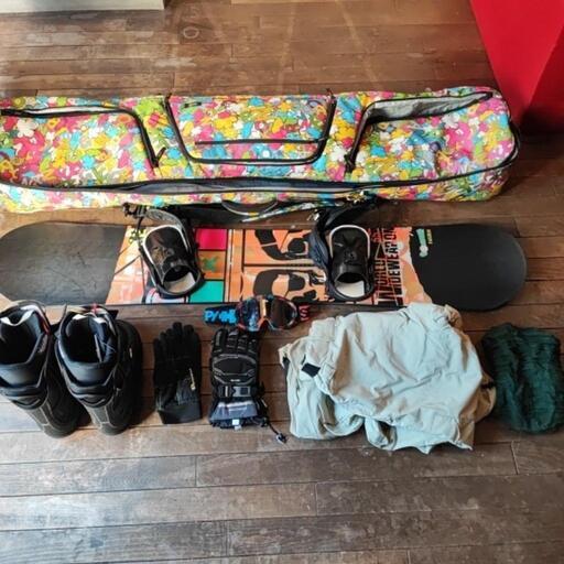 スノーボード9点セットレディース スノーボード 9点セット