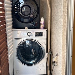 ドラム式洗濯機と乾燥機