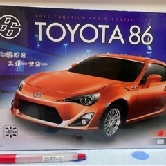 TOYOTA 86 ラジコンカー　【オレンジ】　新品、未開封