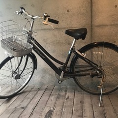 アルベルト 黒 26インチ(学生向け自転車)