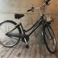 アルベルト 黒 26インチ(学生向け自転車)