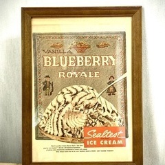 blueberry royalアイスクリーム/食品広告/アメリカ...