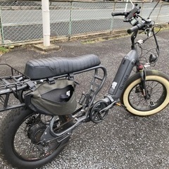 【ネット決済】フル電動自転車バイク　デビーダ　48V 750W ...