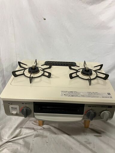 リンナイ　二口ガスコンロ　KG34NPCBR　都市ガス用