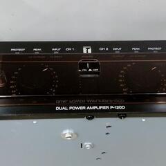 美品！TOA 200W×2ch デュアルパワーアンプ　P-120D 美品！TOA 200W×2ch デュアルパワーアンプ P-120D