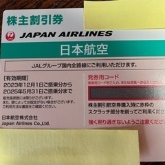 JAL株主割引券　2枚セット　優待券　2025.5.31