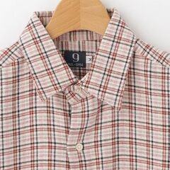 【新品未使用】MIL-SPEC チェックシャツ Ｍサイズ レッド