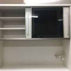 近藤産業 キッチンボード 食器棚 レンジ台 システムキッチンボード  木目 モイス加工 ソフトクローズおしゃれ 新生活 大容量 クリーニング済 幅120cm おしゃれ 堺市 石津【ジャングルジャングルサカイ石津店】