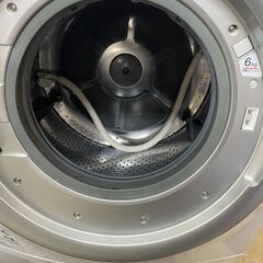 リサイクルショップどりーむ荒田店 No9884 ドラム式洗濯機　乾燥機能付き♪　洗濯９ｋｇ　乾燥６ｋｇ　天板色ヤケ　パッキン部分黒ずみ　動作確認OK♪　