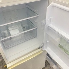 北九州市内配送無料　保証付き　2019年製AQR-16H-W 冷蔵庫 ミルク [2ドア /右開きタイプ /157L