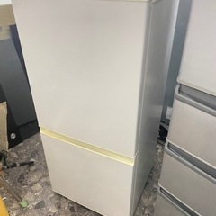 北九州市内配送無料　保証付き　2019年製AQR-16H-W 冷蔵庫 ミルク [2ドア /右開きタイプ /157L