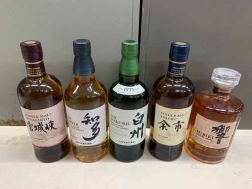 （値下げ）ウイスキー５本セット