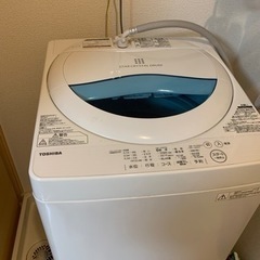 洗濯機　1人から2人暮らし用