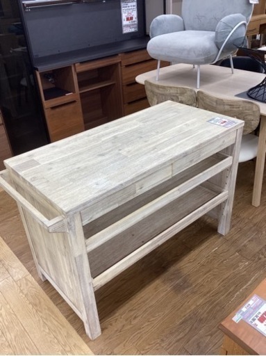 KB-15【新入荷　リサイクル品】ウニコ　MANOA アイランドカウンター　ベージュ系
