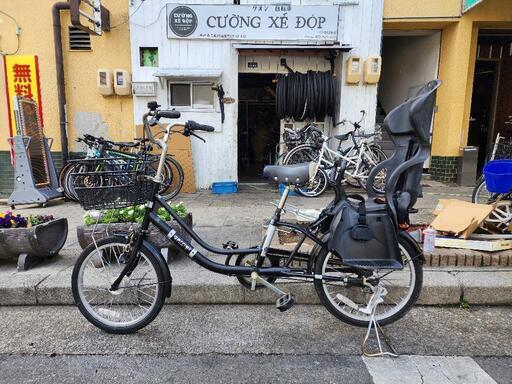 　ママチャリ　ＢＡＢＹ自転車　２０インチ　３変速　イス付き　自動ライト　カゴ　カギ付け　配達可能