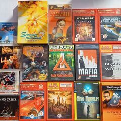 WindowsXP前後のバージョン用ＰＣゲームのソフト16点