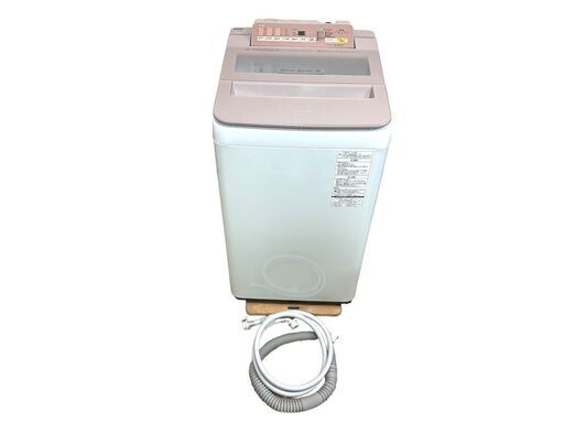 JY Panasonic 7kg洗濯機 2018年 泡洗浄 すっきりフロント ステンレス槽 エコナビ搭載 ピンク NA-FA70H5
