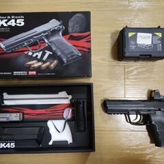東京マルイ ガスブローバックハンドガン HK45 エアガン (ダ...