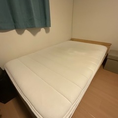 【無料】セミダブル マットレス N-sleep ベッドフレーム