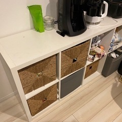 IKEA カラックス　白　棚