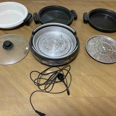 【受付停止中】象印ホットプレート　鍋、鉄板、蒸料理【動作確認済】