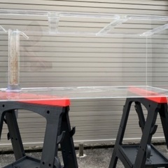 アクリル水槽 120×60×45 オーバーフロー濾過槽付き