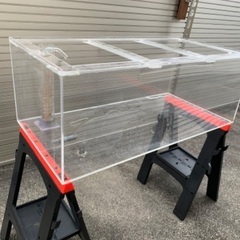 アクリル水槽 120×60×45 オーバーフロー濾過槽付き